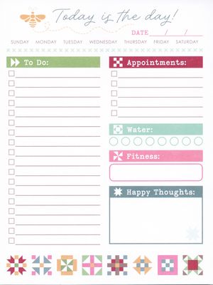 Today is the Day! Notepad