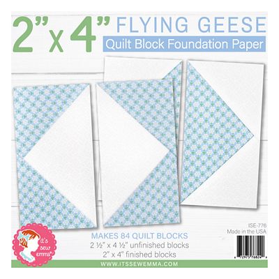 FlyingGeeseQuilt2x4nfoundPaper