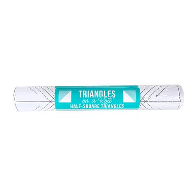 TrianglesOnaRoll11/2inHalfSq50