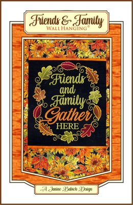 Friends & Family Wall Hanging Pattern