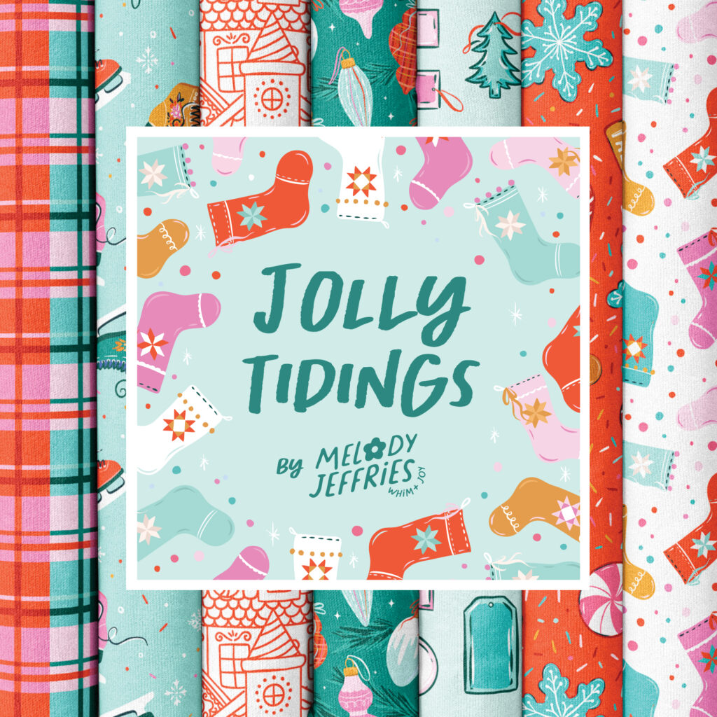 Jolly Tidings 10x10 Squares - 42 Pieces