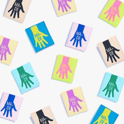 Made (Coloured Hands) Woven Labels