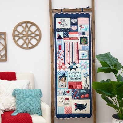 Star-Spangled Beauty Ladder Quilt
