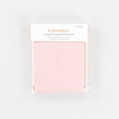 Folding Storage Tote - Blush