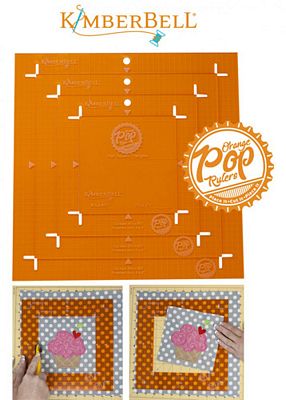 Orange Pop Ruler Square Set