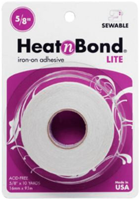 Lite HeatnBond 5/8 in x 10 yd