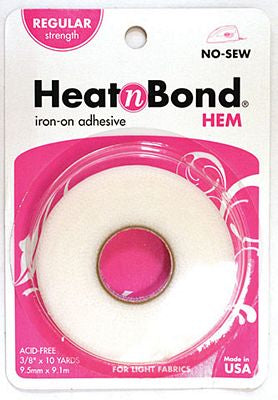 HeatNBond Reg Hem 3/8 in x 10 yd