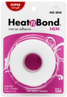 HeatNBond Super Hem 3/4 in x 8 Yd