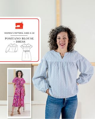 Positano Blouse + Dress Pattern
