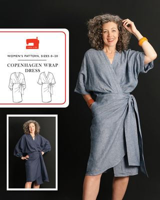 Copenhagen Wrap Dress Pattern *9/25