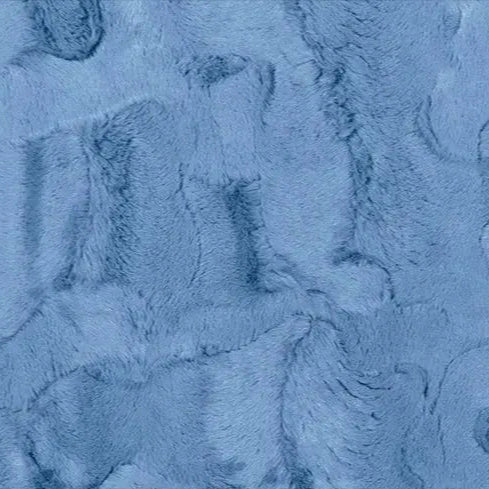 Luxe Cuddle Hide Bluebell Fabric (5/8 yard pack)