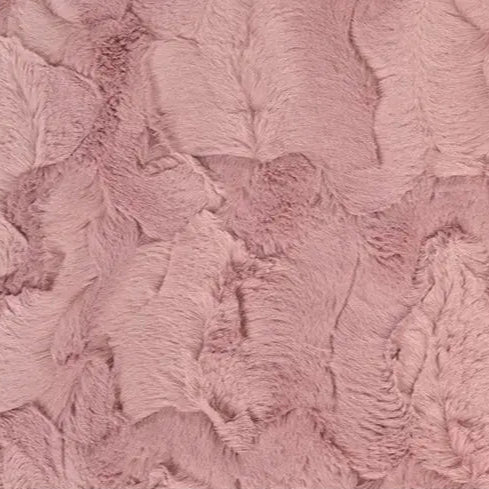 Luxe Cuddle Hide Woodrose Fabric (2/3 yard pack)
