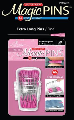 Magic Pins Extra Long Fine 100pc