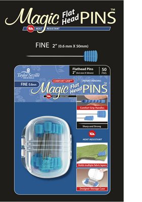 Magic Pins Flat Head Fine 50 pc