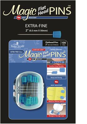 Magic Pins Flat Head Extra Fine 100 pc