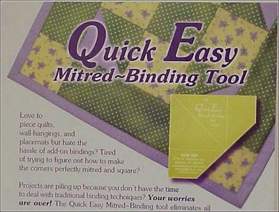 Quick Easy Miter Binding Tool