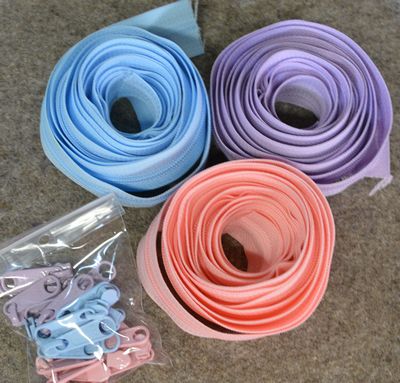 Zipper Trio/ Cotton Candy