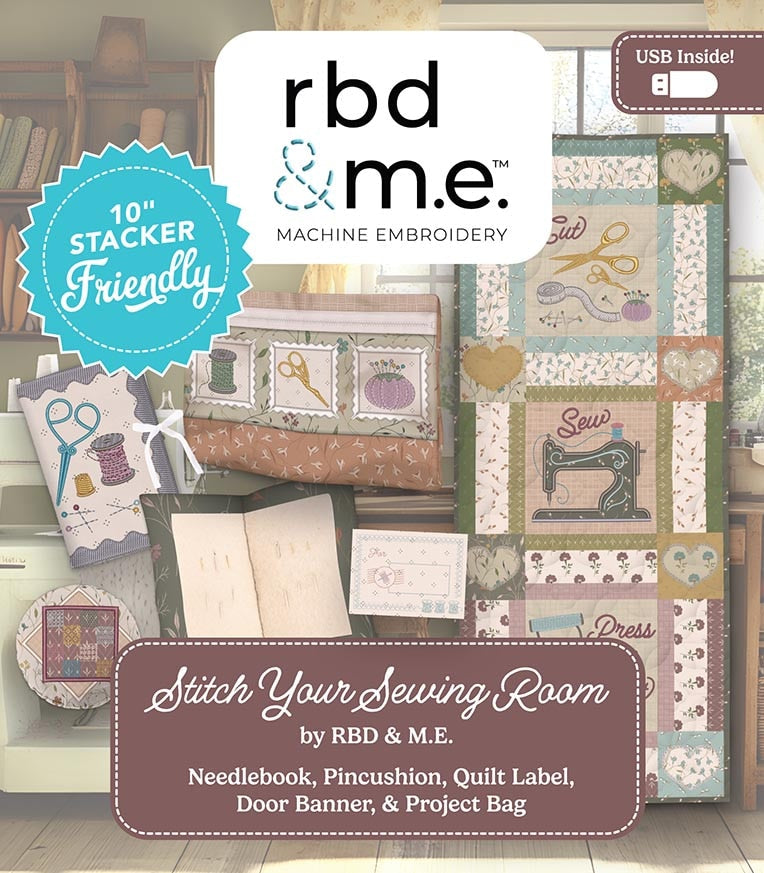 RB Stitch Your Sewing Room - Machine Embroidery USB