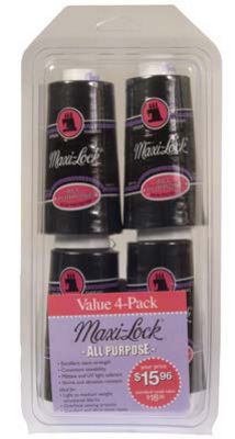 Maxi-Lock Value 4-Pack Black
