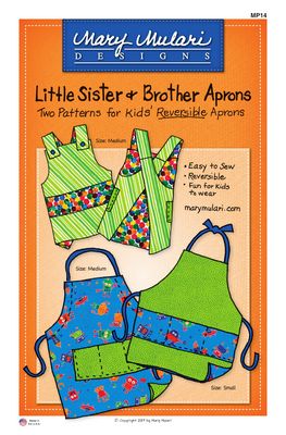 Little Sister and Brother Aprons Pattern