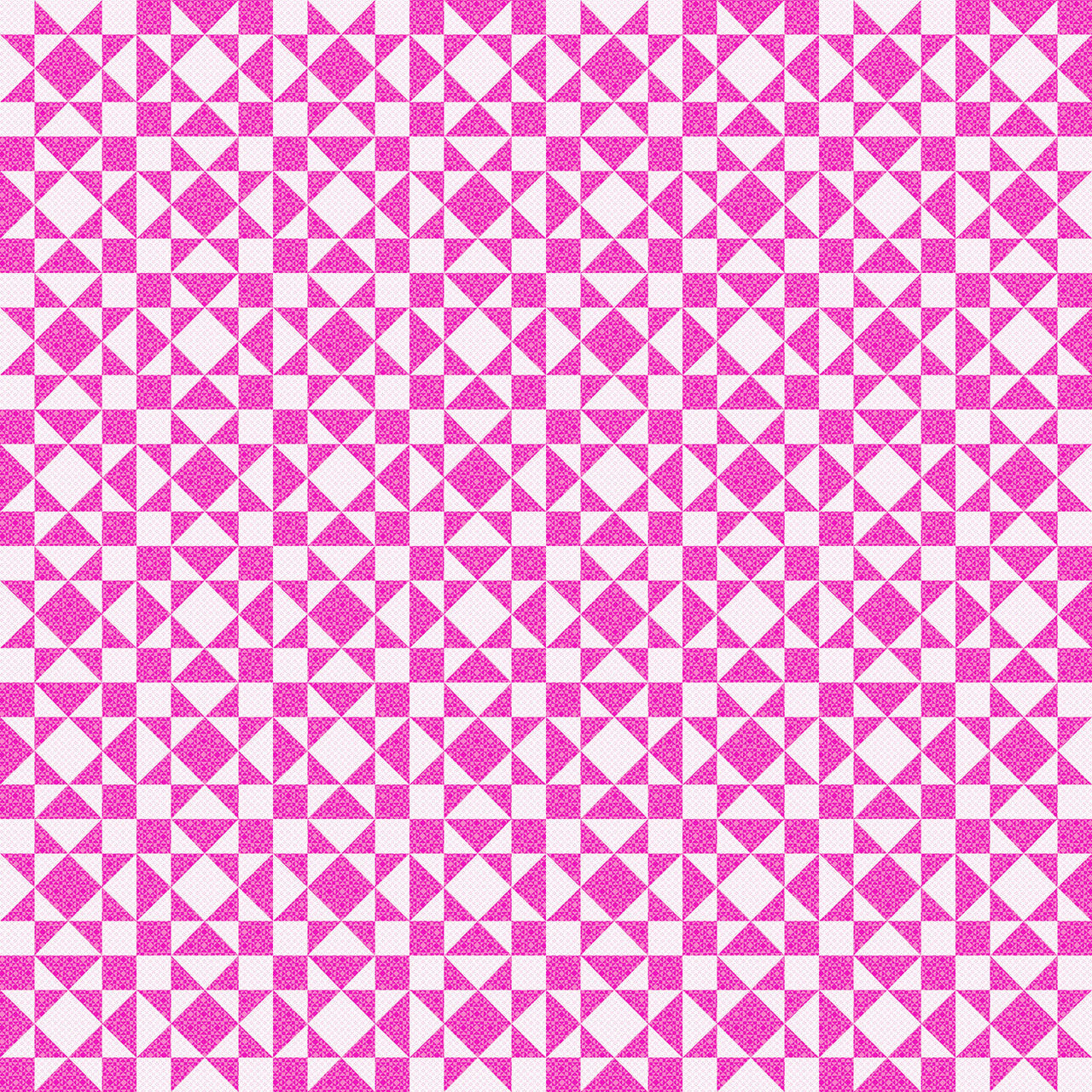 Magenta Pink Colorblock Party Cheater Prints 108" Cotton Fabric Per Yard