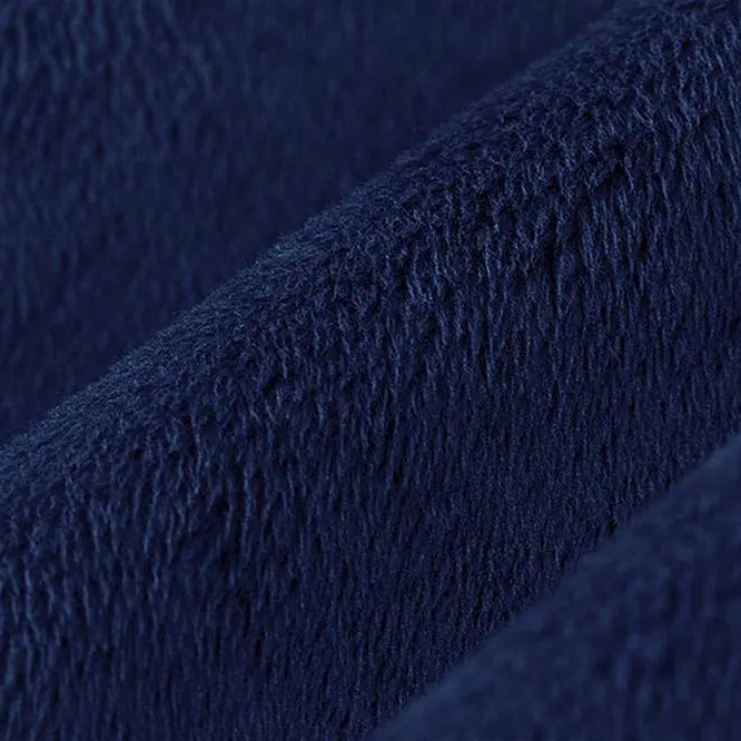 Midnight Blue Solid Cuddle 3 58/60" Fabric per yard