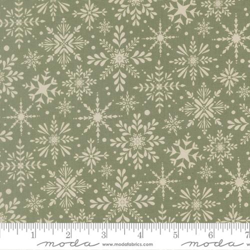 Mistletoe Gingerbread Lane 44"/45" Cotton Fabric Per Yard