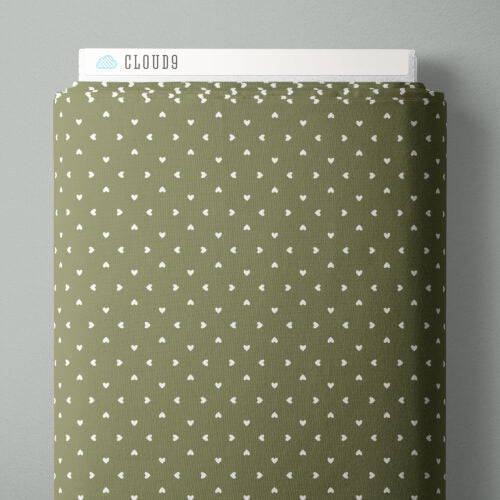 Moss Quiet Devotion 44"/45" Cotton Fabric Per Yard