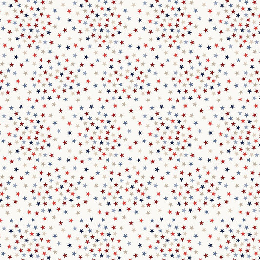 Multi Stars Path to Freedom Cotton 44"/45" Fabric Per Yard