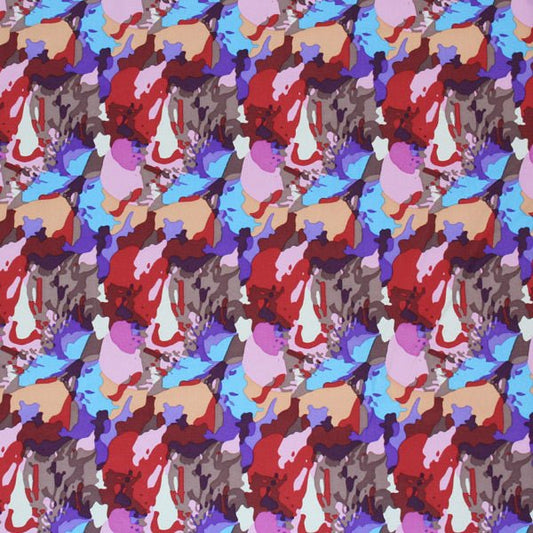 Pastel Rubber Camouflage Printed Spandex | Blue Moon Fabrics