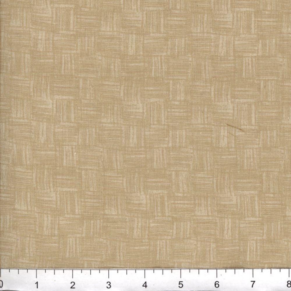 Natural Wicker 45" Wide Cotton Fabric Per Yard