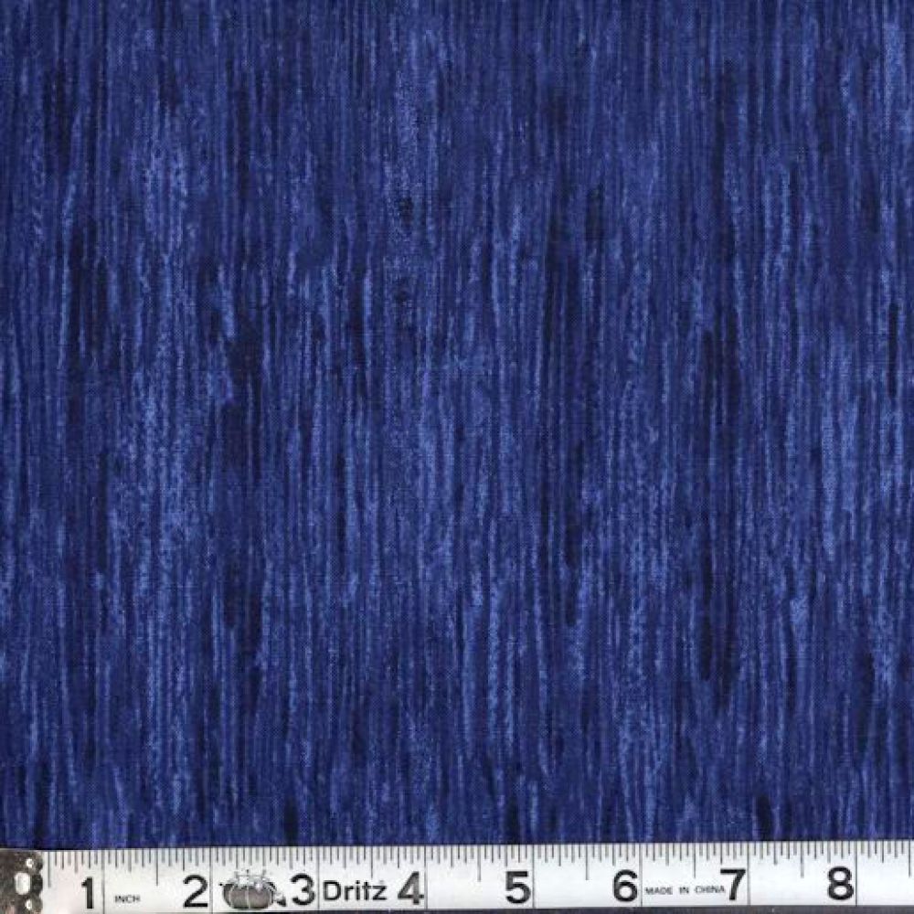 Navy Color Wave 45" Wide Cotton Fabric Per Yard