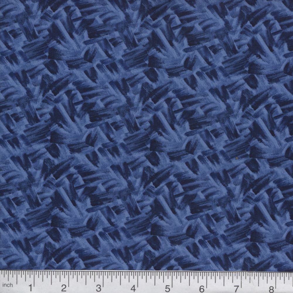 Navy Paint 45" wide Fabric per yard