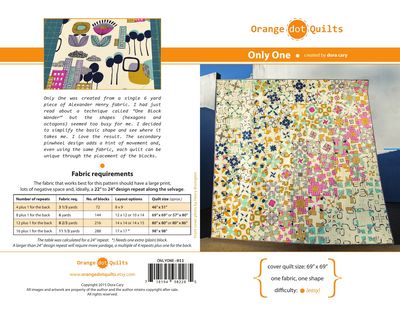 Only One Quilt Pattern