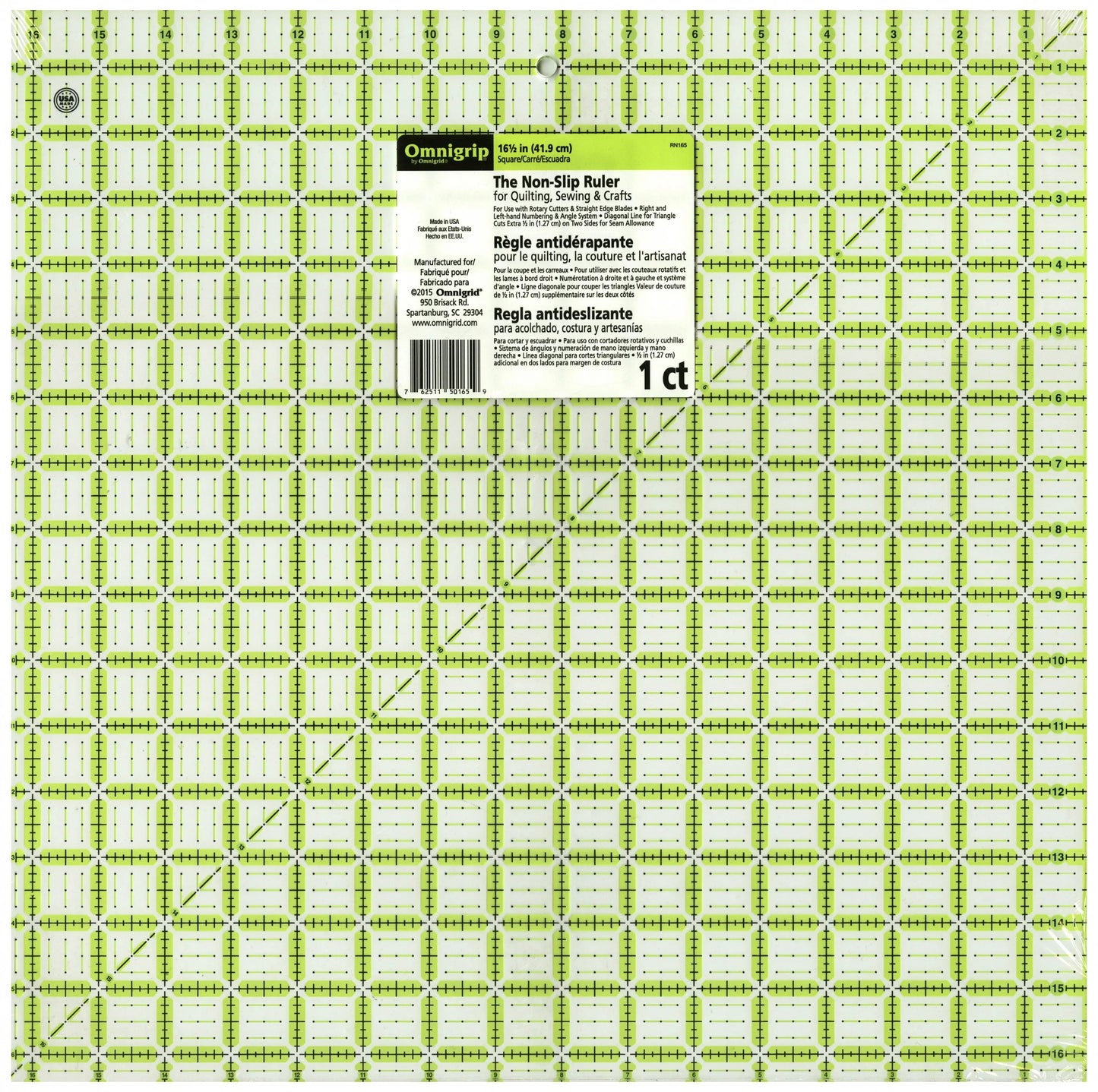 Omnigrip 16 1 2 Inch Square Ruler