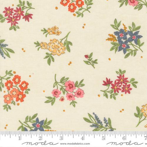 Opal Fieldrush Camellia 44"/45" Cotton Fabric Per Yard