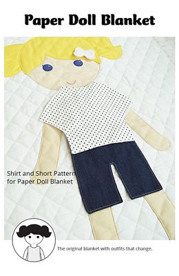Paper Doll Blanket Pattern - Shirt and Shorts