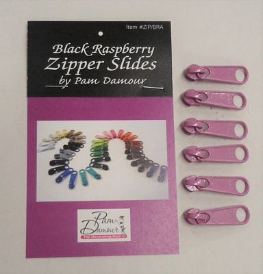 Zipper Slides Black Raspberry