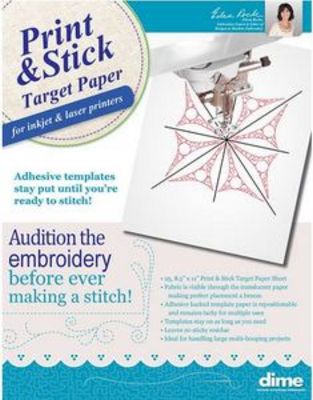 Print&Stick Target Paper-Pkg25