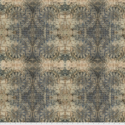 FS Abandoned Muted Medallions Indigo PWTH141