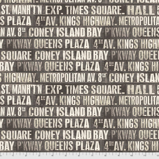 FS Charcoal Eclectic Elements Monochrome Subway Signs-Tim Holtz