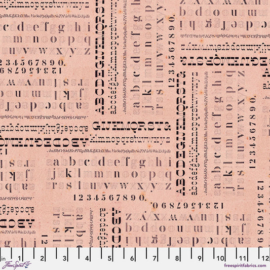 FS Pink Typography Palette Pink PWTH214 -Tim Holtz