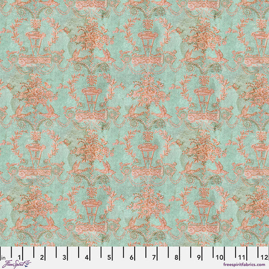 FS Teal Wallpaper Tim Holtz