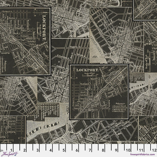 FS Charcoal Map - Charcoal || Palette Charcoal-Tim Holtz