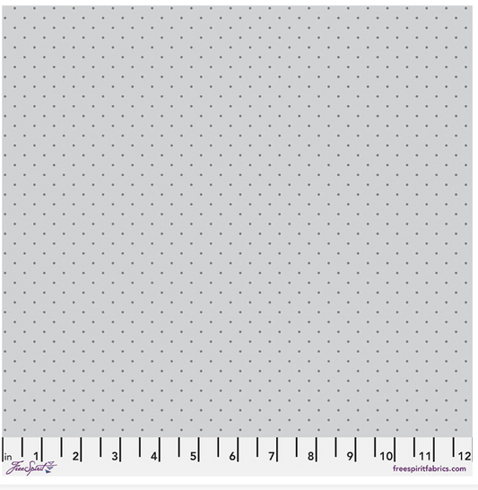 FS Graywork Tiny Dots-Fog-Tula Pink