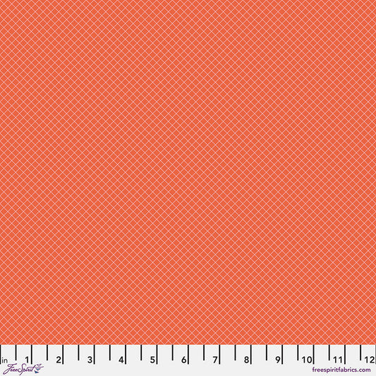 FS On the Grid - Salmon || Tula Pink True Colors