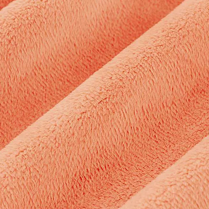 Papaya Solid Cuddle 3 58/60" Fabric per yard
