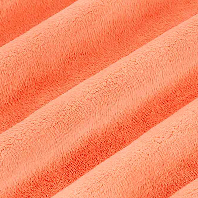 Papaya Solid Cuddle 3 58/60" Fabric per yard