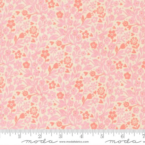 Peony Fieldrush Ivy 44"/45" Cotton Fabric Per Yard
