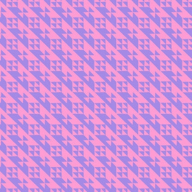 Pink/Lavender Tilt Colorblock Party 43/44" Cotton Fabric Per Yard